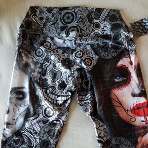 Sugar Skull High waist Legging